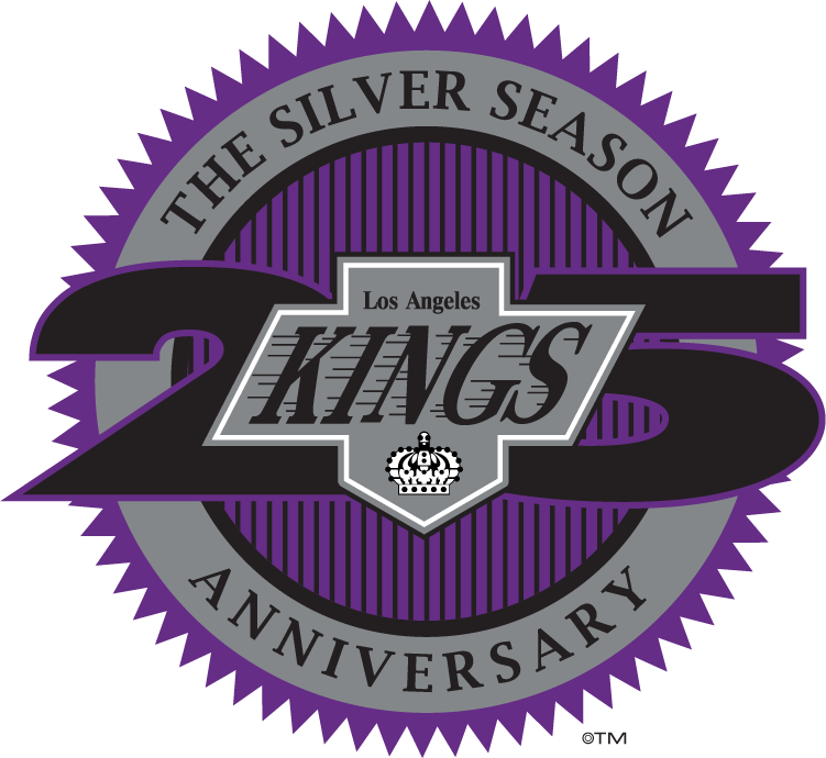 Los Angeles Kings 1992 Anniversary Logo t shirts DIY iron ons